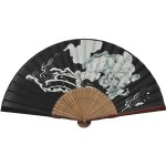扇子　紳士用　黒