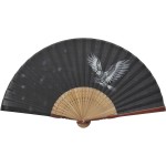 扇子　紳士用　黒　鷹